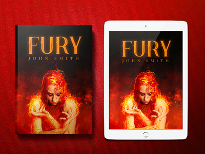 Fury - premade book cover