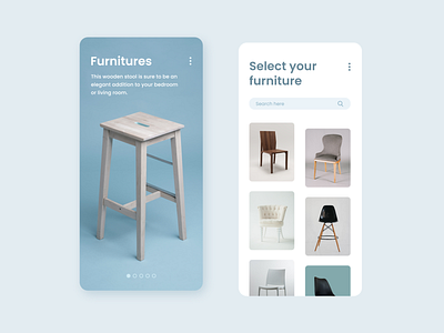 Online furniture store design