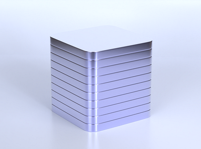 Stacked cuboids 3d animation blender clean design graphic design motion graphics