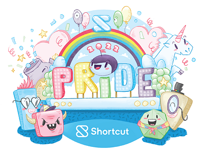 2022 Shortcut Pride Month Illustration
