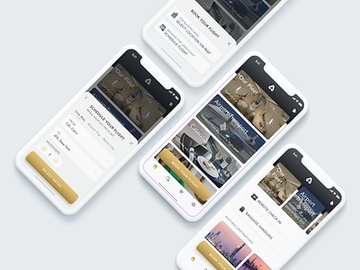 Luxurious Airlines App airlines mobile app travel ui user experience user interface ux