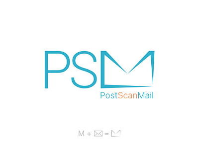 PostScan Mail Logo branding identity logo mail