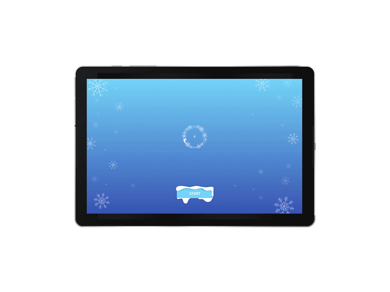 Ski Egypt Animation animation illustration interaction principle ski skiing tablet application