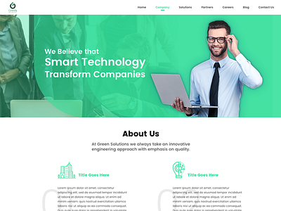 Smart Technology Website technology ui user experience user interface ux web design website