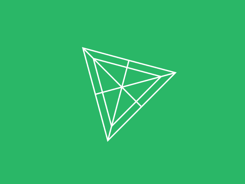 Logo animation for Polytipe animation logo logo animation prototyping triangles