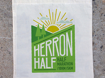 Herron Half logo half marathon herron half hills logo race running