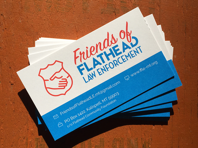 Friends Of Flathead Law Enforcement Logo And Cards By Highline Design Co On Dribbble