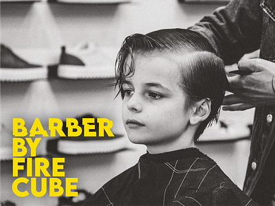 Barber by Fire Cube /logo