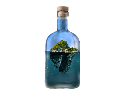 Island In a bottle