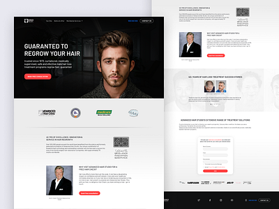 Website Design : landing page