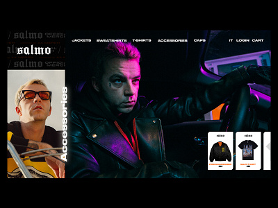 Salmo Merch E-commerce Design