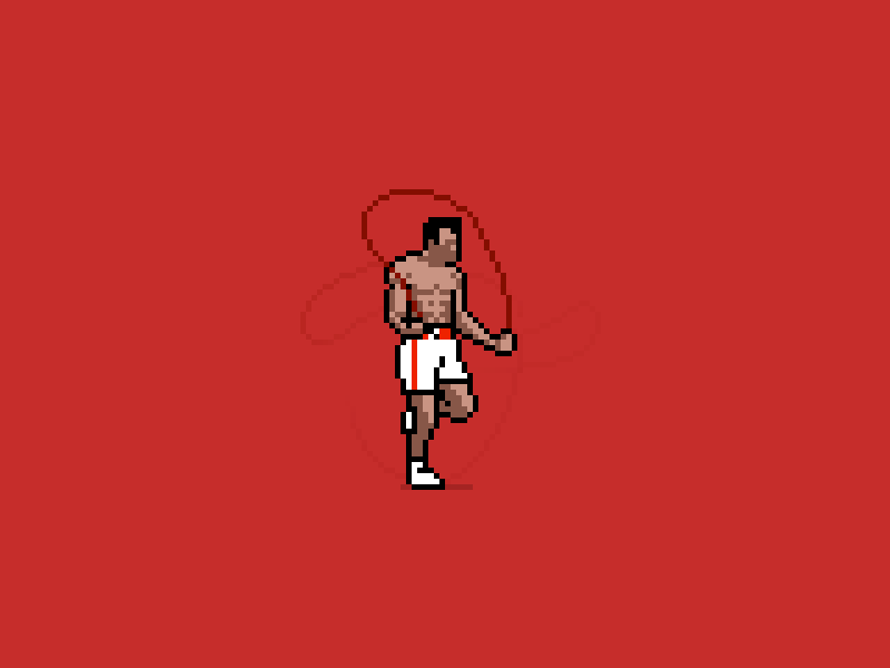 Muhammad Ali 8 bit 8 bit animation 8 bit art gif illustration muhammad ali photoshop pixel pixel animation pixel art pixels sports