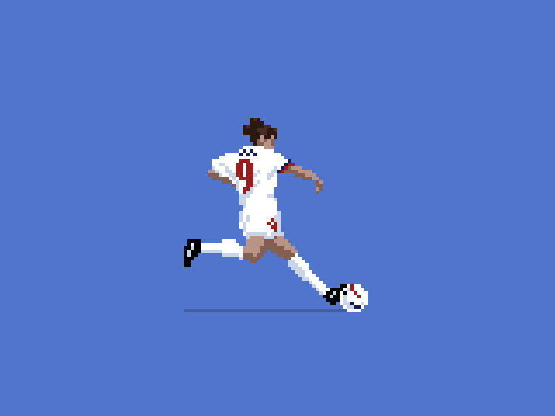 Mia Hamm 8bit 8bit animation 8bit art animation football mia hamm photoshop pixel pixel animation pixel art soccer sports