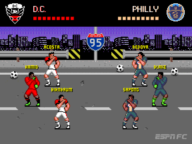 MLS Rivalry Week - DC United vs Philly Union 8bit 8bit animation 8bit art animation football mls photoshop pixel pixel animation pixel art soccer sports