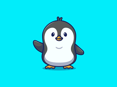 Penguin Icon Illustration