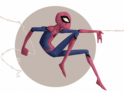 Spidey fanart illustration marvel spider man