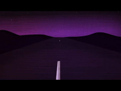Lake - Drive ae after effects driving illustration music video open road