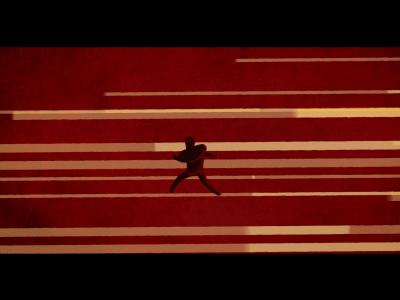 Ulfur Run run music video gif 2d after effects ae