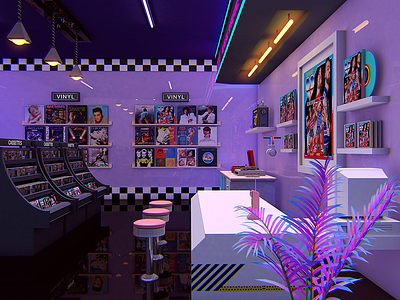 80's Records Store