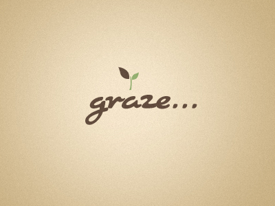 Graze Anatomy life logo neutral organic