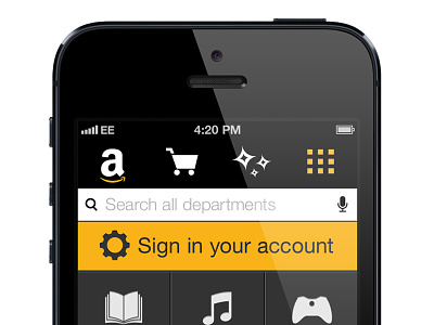 Amazon Mobile Website Concept 4