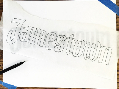 Jamestown Lettering beer brewing lettering logo typography
