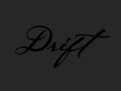 Drift Lettering buffalo hand lettering lettering logo type typography wordmark