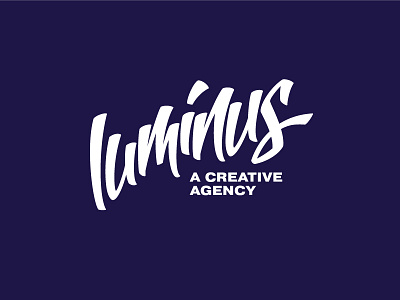 Luminus Final Logo branding buffalo hand lettering lettering logo script type typography wordmark