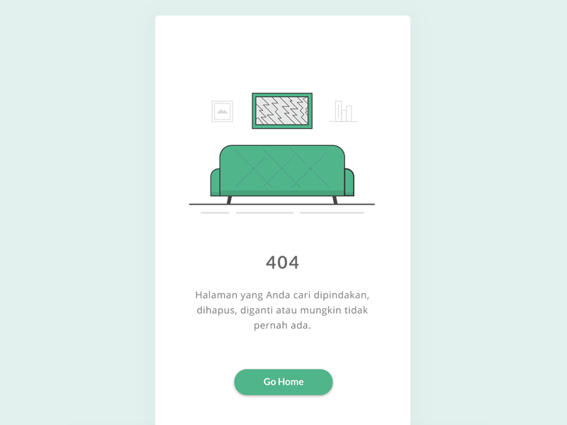 404 Page 404 404 page chair error illustration minimalist mising not found tv ui