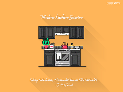 Kitchen 2d 3d branding flat design gradient illustration outline summer ui ux vector