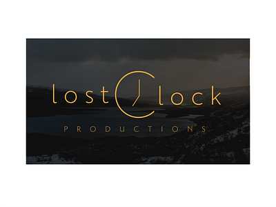 Lost Clock Productions adobe branding design film graphic design illustrator logo