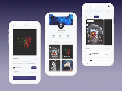 NFT Marketplace - Mobile App