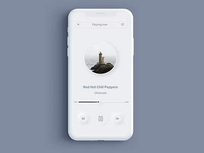 Minimalistic Music Player