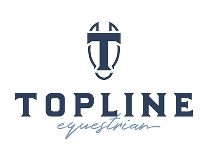 Topline Equestrian Branding design graphic design logo logo draft rebrand rejected logo