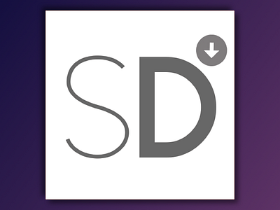 Simpledown Logo Design app branding icon logo