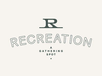 Recreation badge brand design brand identity brand mark branding food graphic design houston identity identity design letter lettering logo logotype mark monogram restaurant seal stamp typography