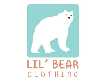 Kid Friendly Logo bear children clothes color harmony fashion graphic design vector