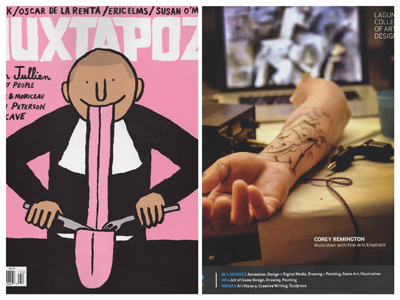 Juxtapoz April 2016 amputee illustration juxtapose like like magazine photography prosthetic tattoo