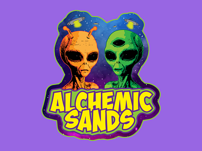 Alchemic Sands art branding design graphic design illustration logo space vector