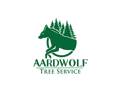 Aardwolf Tree Service art branding design graphic design illustration logo typography vector