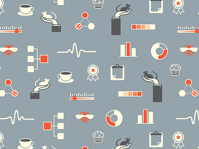 Infogfx, rats, and coffee design icons illustration infographics pattern rats