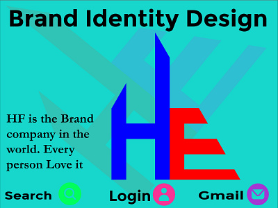 HF Brand Identity  logo design