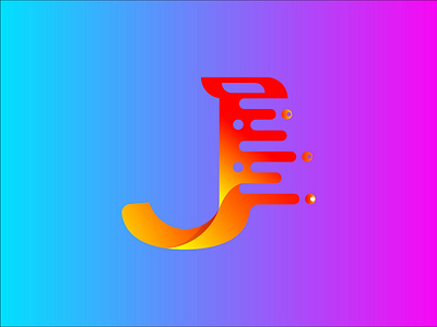 J abstract modern 3d logo design abcdefghijklmnopqrstuvwxyz abstract brand identity branding design graphic design logo