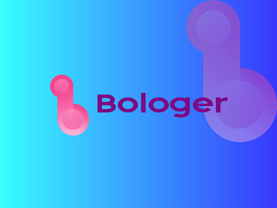 Bologer modern 3d logo design abcdefghijklmnopqrstuvwxyz abstract brand identity branding design graphic design illustration logo vector