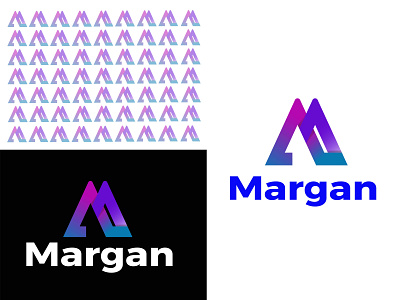 Margan branding 3d modern logo design abcdefghijklmnopqrstuvwxyz abstract brand identity branding design graphic design illustration logo vector