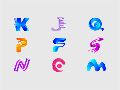 branding 3d modern abstract logo design