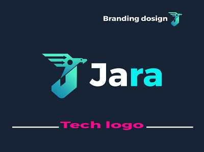 Jara branding 3d modern abstract letter logo design abcdefghijklmnopqrstuvwxyz abstract brand identity branding design graphic design illustration logo vector