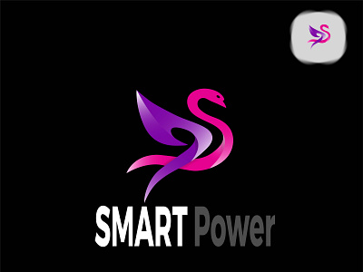 Smart Power 3d modern abstract letter logo design logo business