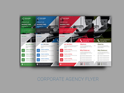 creative marketing agency flyer design