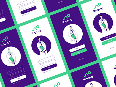 4 Nono | Medical App. app brand branding design flat icon illustration logo minimal ui